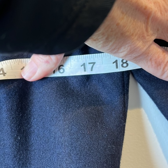 Tommy Hilfiger Women's Size Small Navy Pea Coat Jacket Wool Blend Winter - Picture 6 of 9